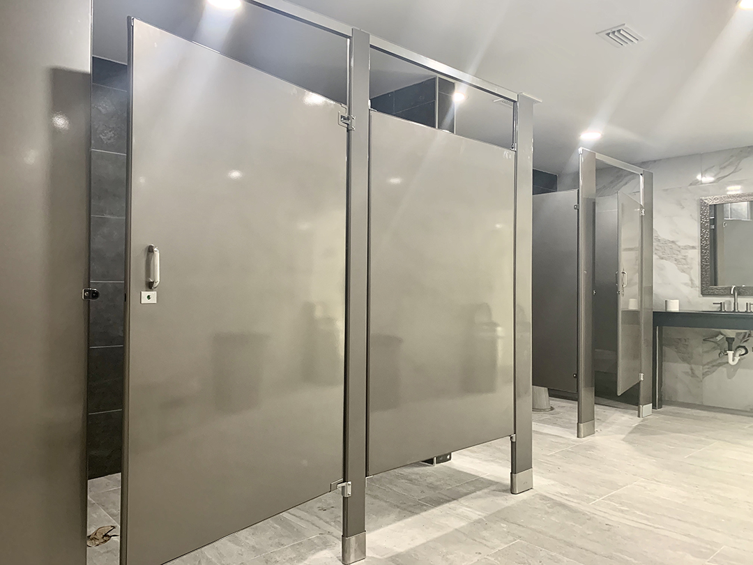 What is the Process of Making Powder Coated Toilet Partitions?
