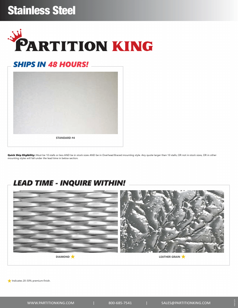 Stainless Steel Color Chart Image