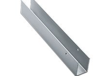 Plastic Laminate Aluminum Continuous Brackets