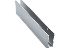 Plastic Laminate Aluminum Extended Depth Continuous Brackets