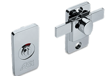 Plastic Laminate Chrome Plated Zamac Indicator Slide Latch