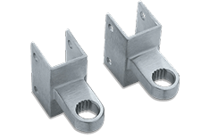 Plastic Laminate Stainless Steel Wrap-Around Hinges