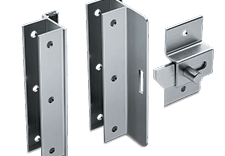 Solid Plastic Hardware 6″ Aluminum Wrap-Around Strike