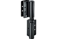 Solid Plastic Hardware Matte Matte Black 8″ Aluminum Wrap-Around Hinges