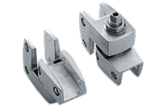 Solid Plastic Hardware Stainless Steel Vault Hinges